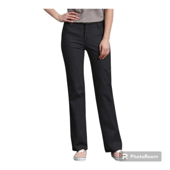 DICKIES Women's Flex Relaxed Fit Pant Dark Navy Size 8 Long - Picture 1 of 2